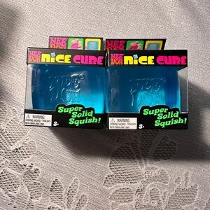 SOLD Nice Cube Blue Super Solid Squish Toy